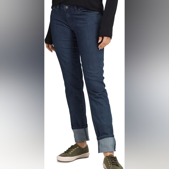 NWT Prana Women's Kari Jeans Indigo, Size 8/W29 Stretch Skinny Dark Wash Denim - Picture 6 of 16